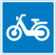 Anbefalet rute for lille knallert