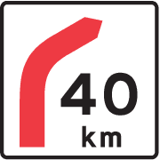 Hastighedsangivelse for frakørsel