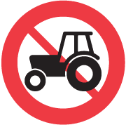 Traktor og motorredskab forbudt